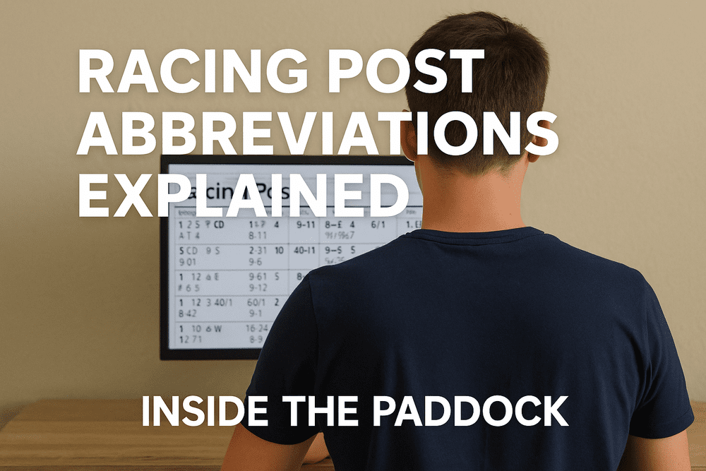 racing post abbreviations explained